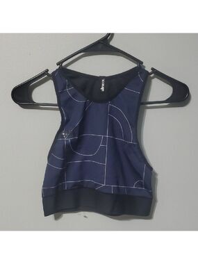 Ultracor Sports Bra Womens Size M Medium Blue Black White Sportsbra Active